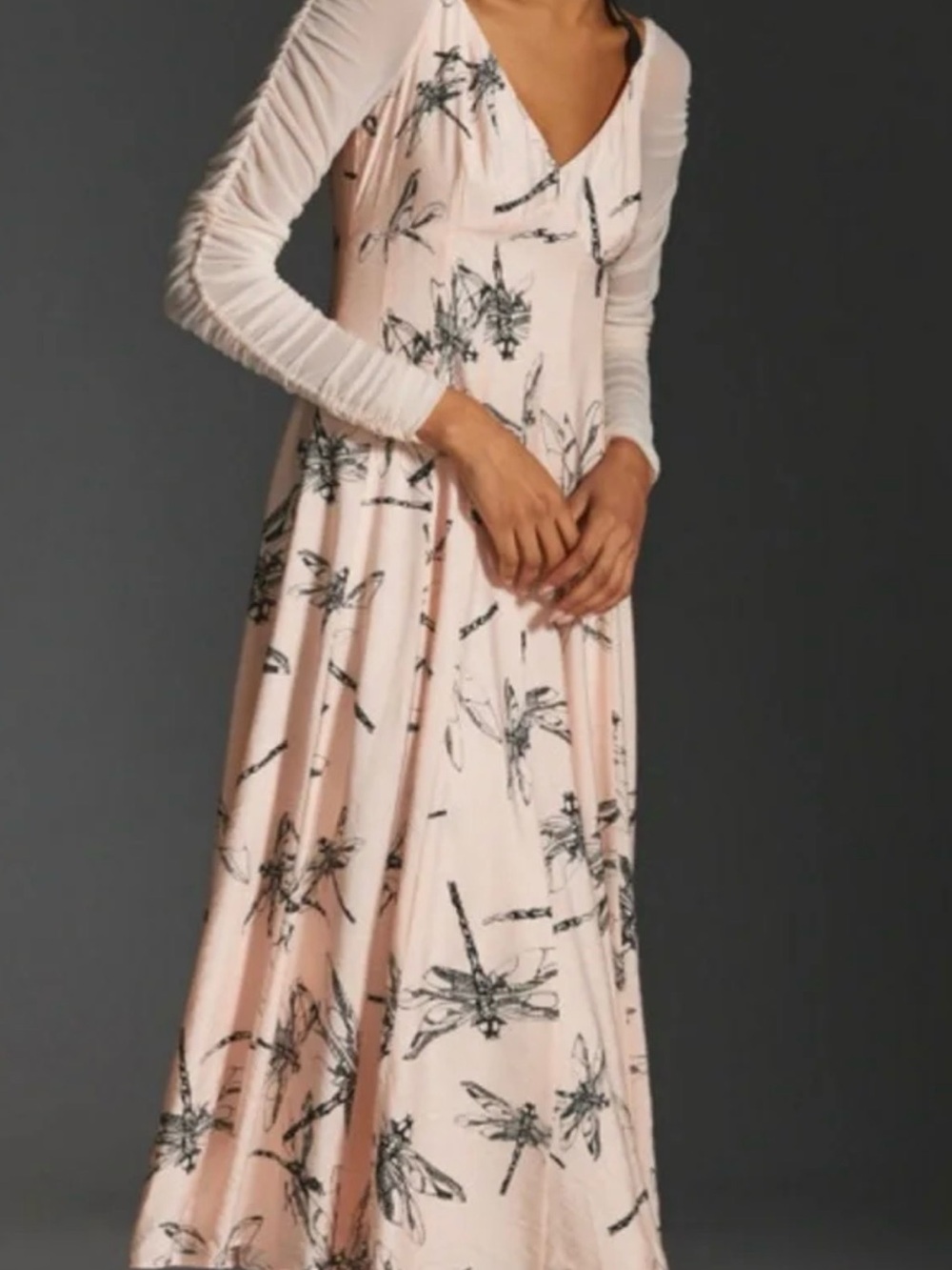 NWT Anthropologie Dragonfly Maxi Dress, Size 4